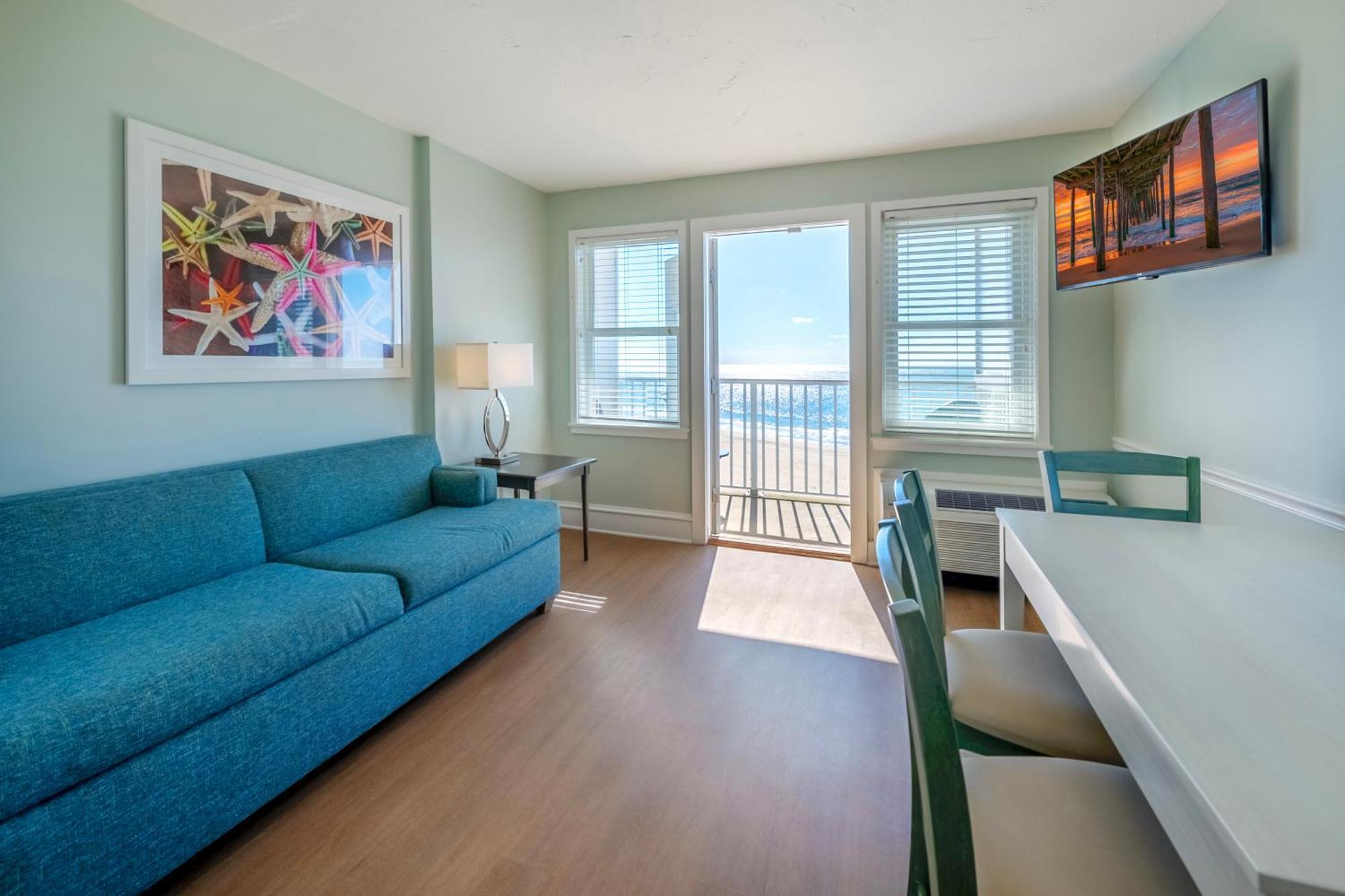 Ocean Front Suite Two Queen Beds Balcony