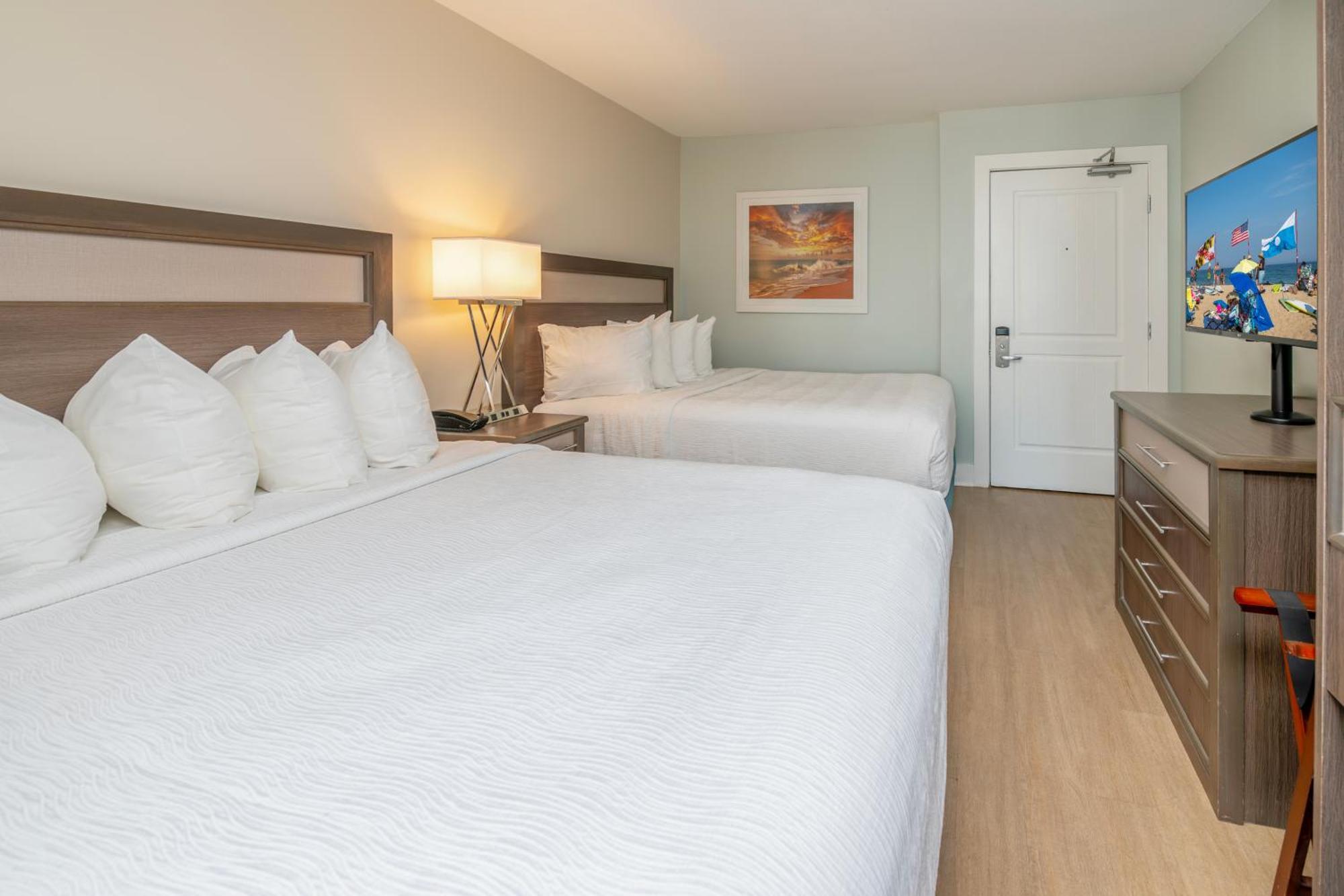Ocean Front Suite Two Queen Beds Balcony