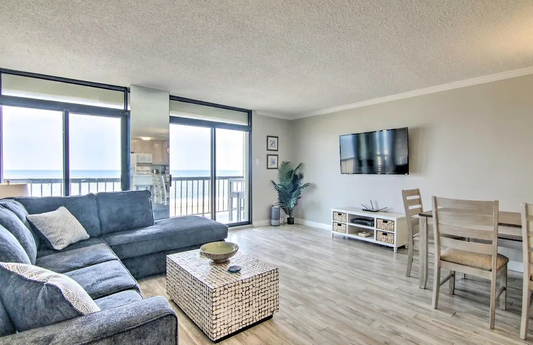 Balcony + Resort Perks: Beachfront Ocean City Gem-1